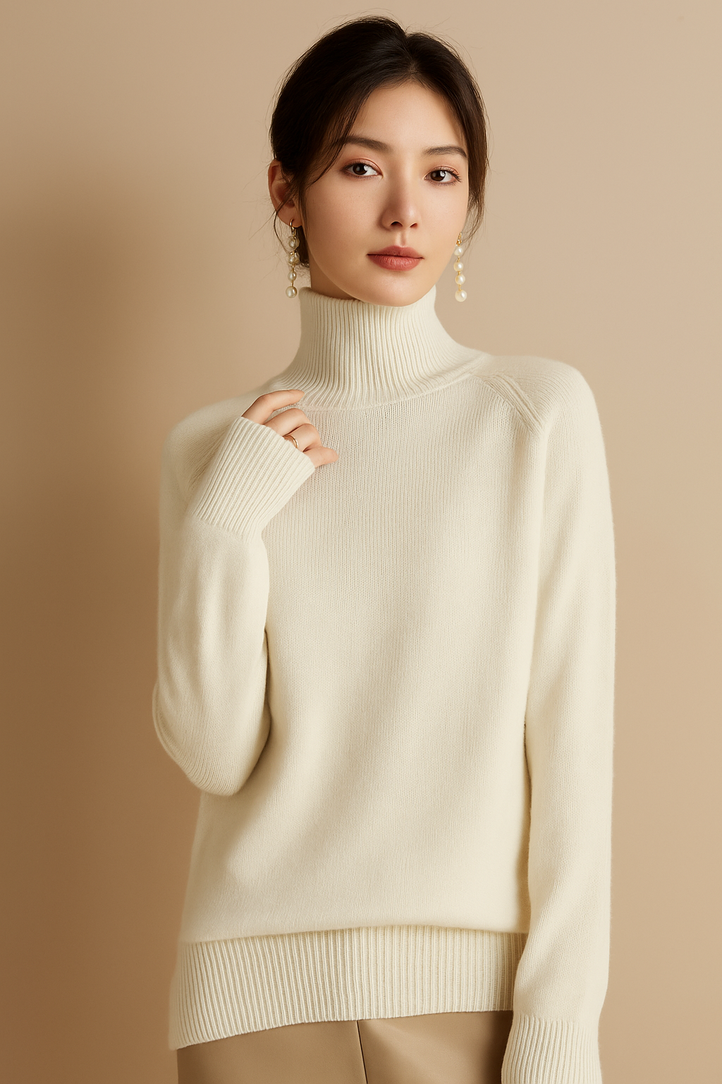 Jolene -  weißer Pullover