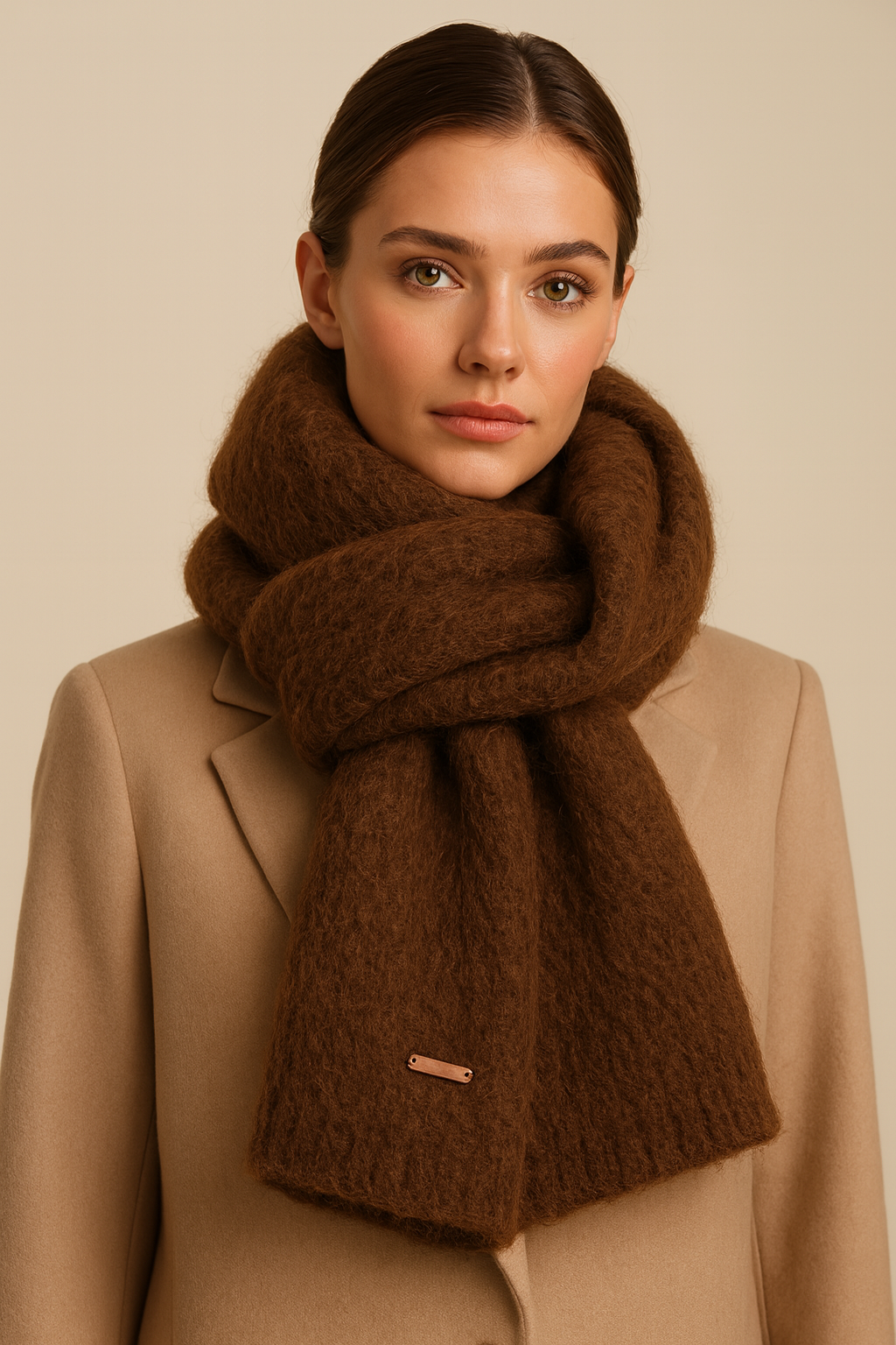 Doria™ Kaschmir Schal - Braun