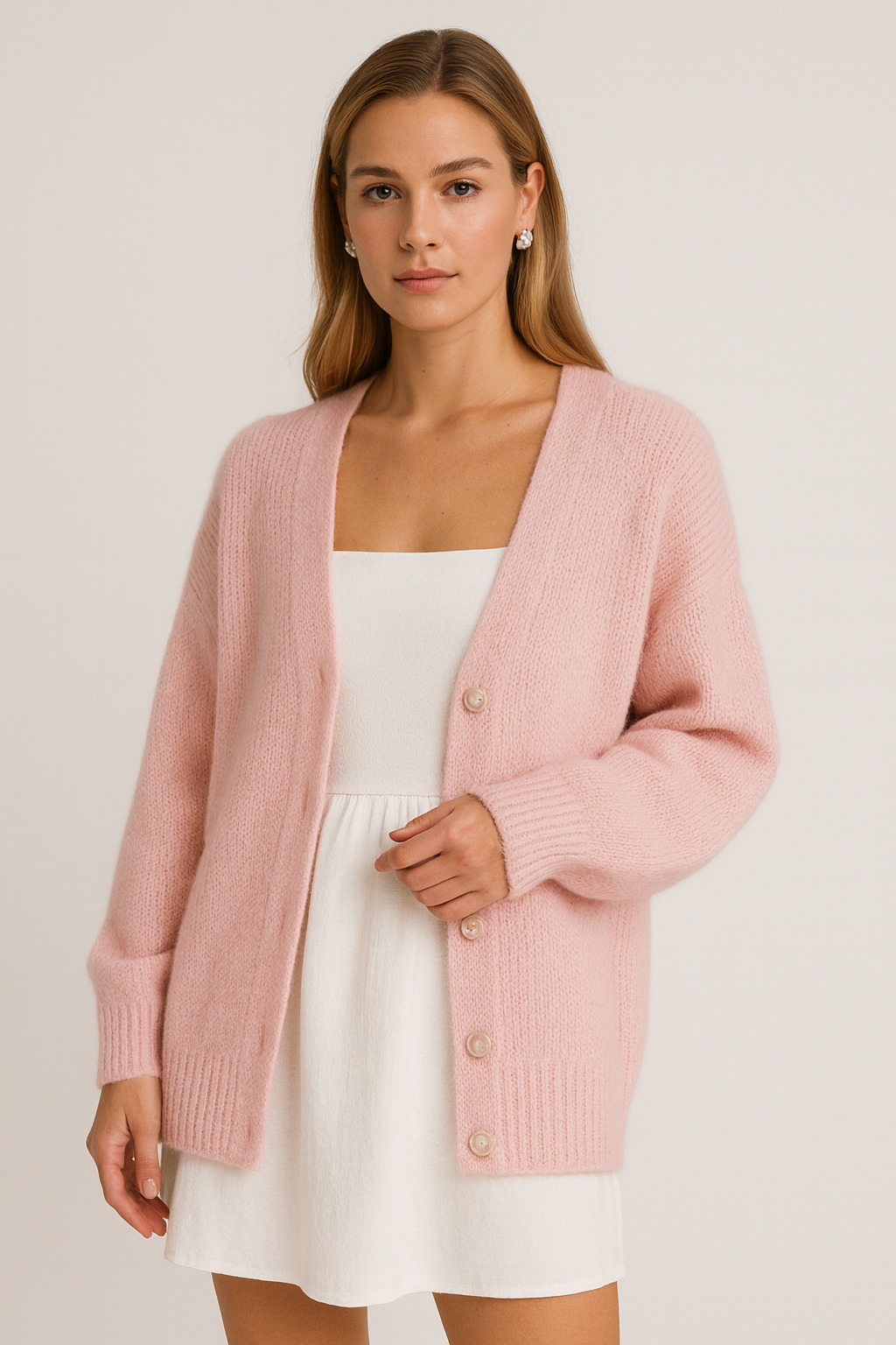 Lucia - Rosa Cardigan