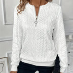 LUCIA I Pullover mit Reissverschluss