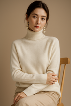 Jolene -  weißer Pullover