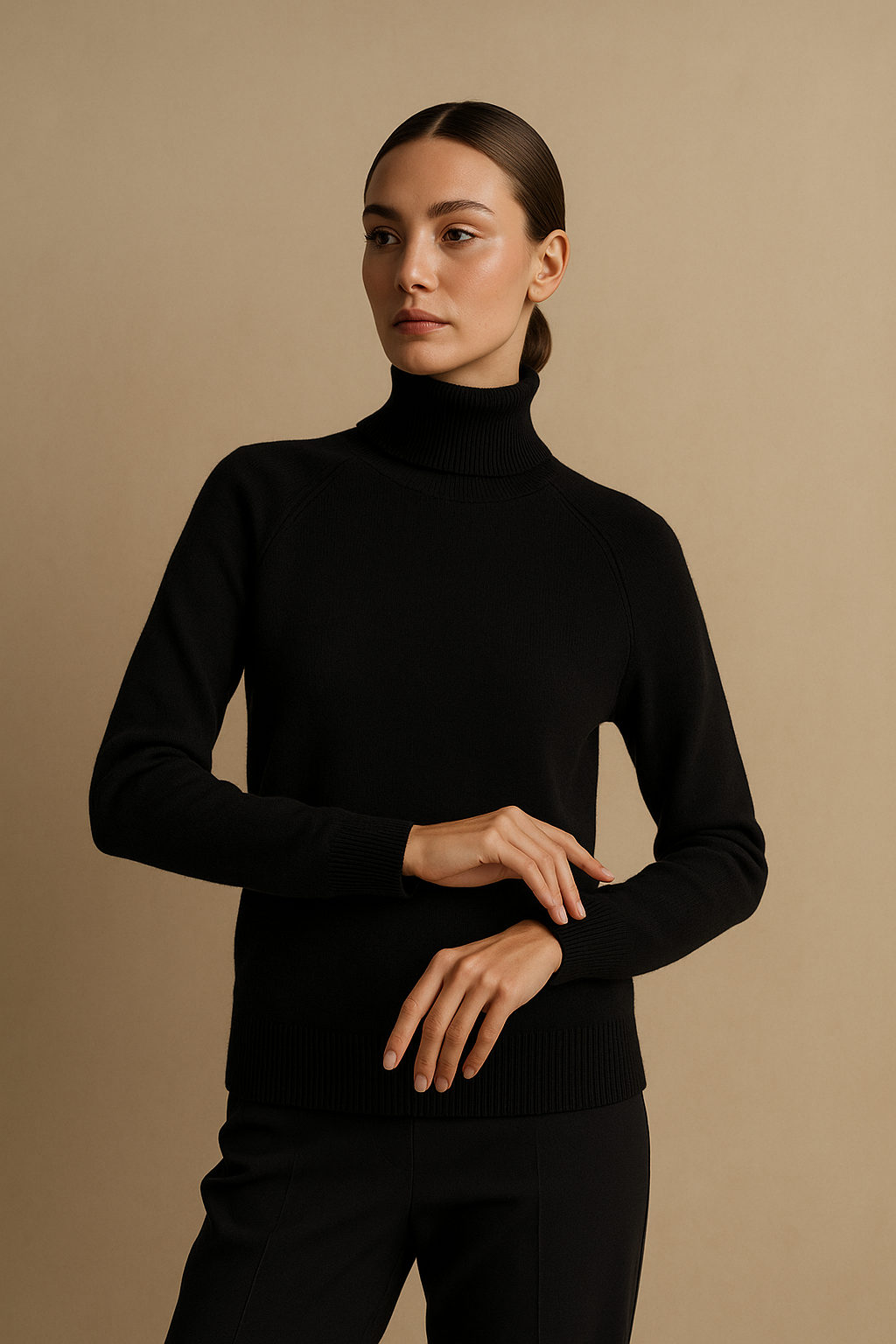 Greta - schwarz Pullover