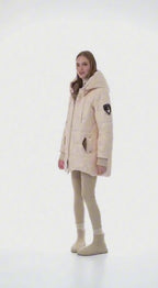 Lina - Warme Steppjacke mit Kapuze